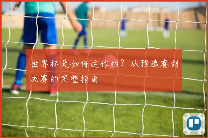 世界杯是如何运作的？从预选赛到决赛的完整指南